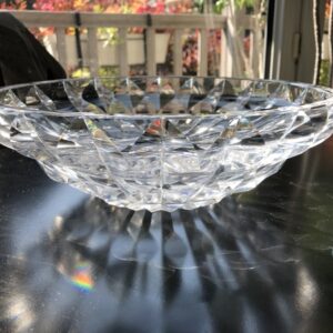 Coupe / plat en cristal de Val-Saint-Lambert années 70