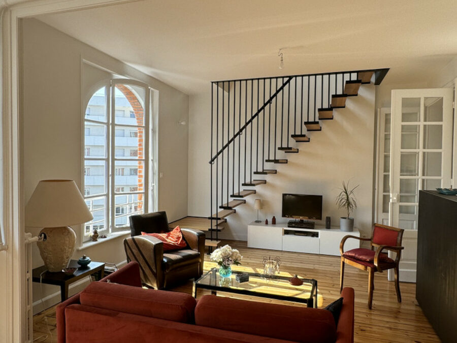 Escalier « haute couture » pour un duplex Lillois